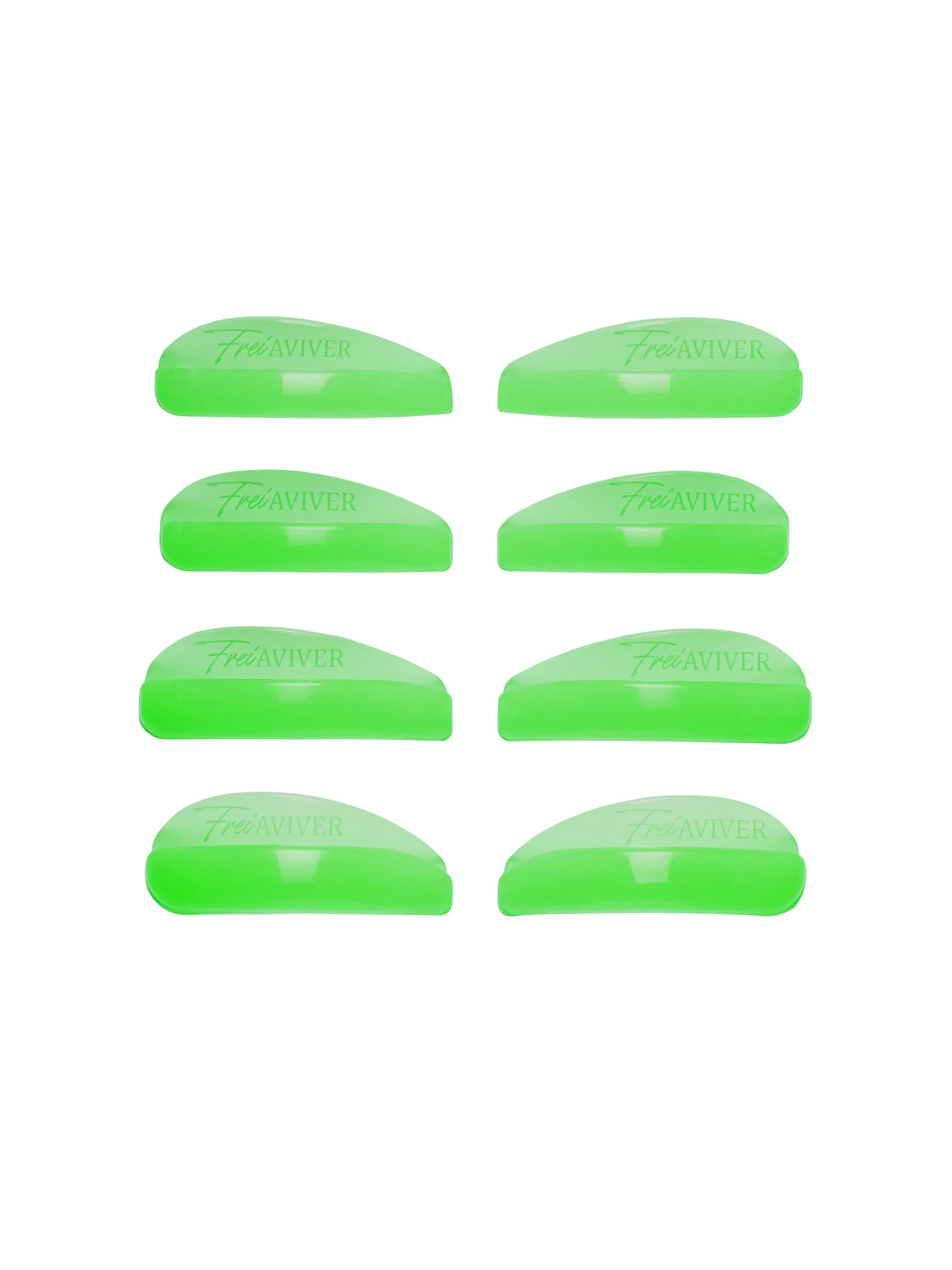 FreiAVIVER Набор силиконовых валиков (зеленый глянец), 4 пары