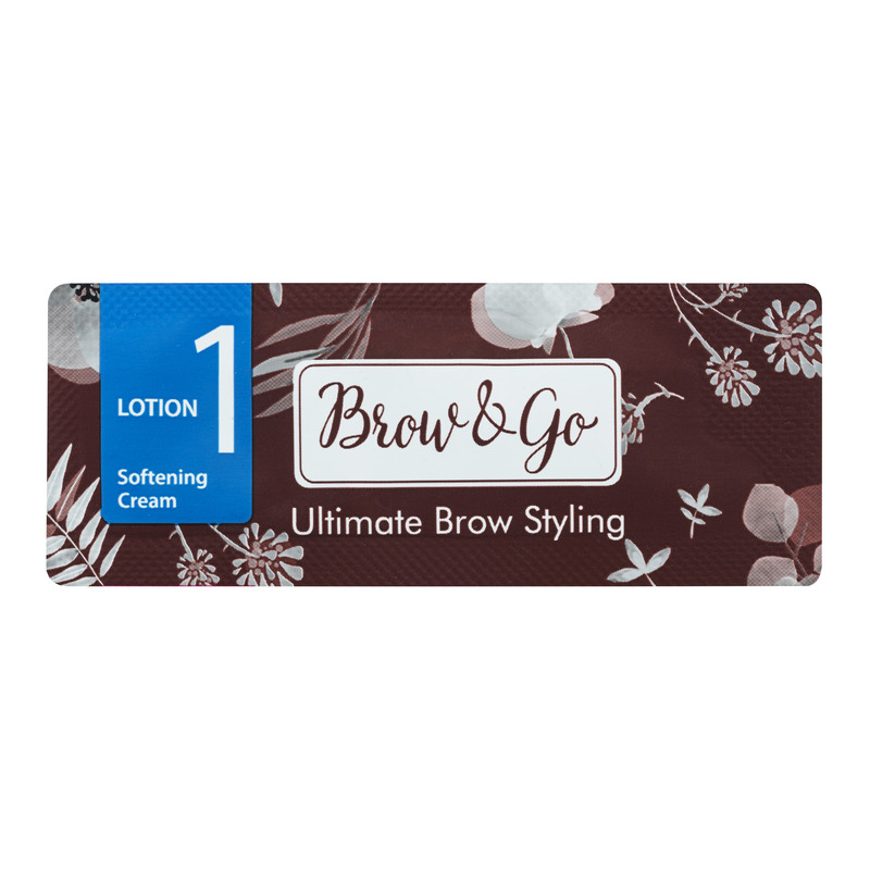 Состав для стайлинга бровей №1 Brow&Go Softening Cream, саше 1 мл (УЦЕНКА срок до 13.02.23)