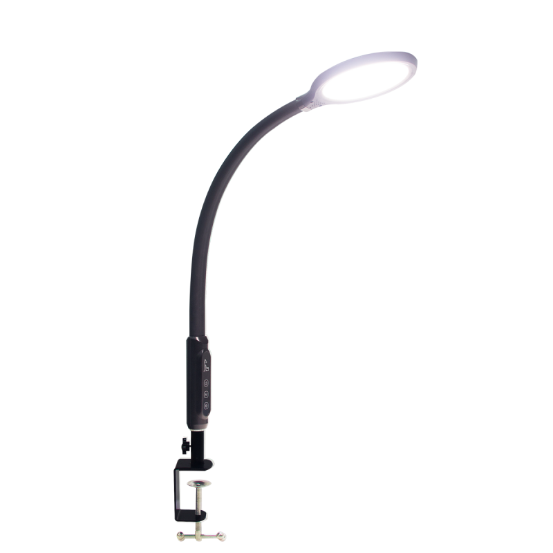 Лампа настольная светодиодная Artstyle TL-410B (18W, 10 реж освещ, регул ярк, струбц 70мм), черная