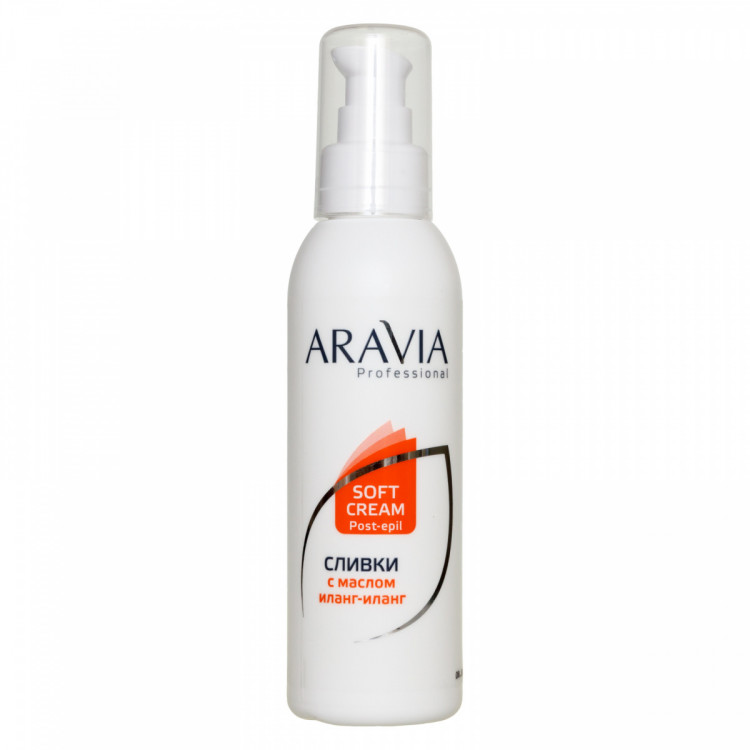 Сливки для восстановления pH кожи ARAVIA с маслом иланг-иланг (флакон с дозатором), 300мл