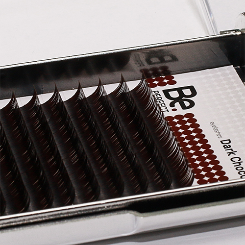 Ресницы Be Perfect, коричневые Dark Chokolate MIX 16 линий