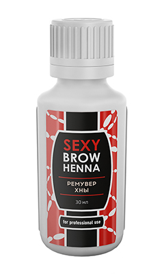 Ремувер для хны/краски "Sexy Brow Henna", 30мл