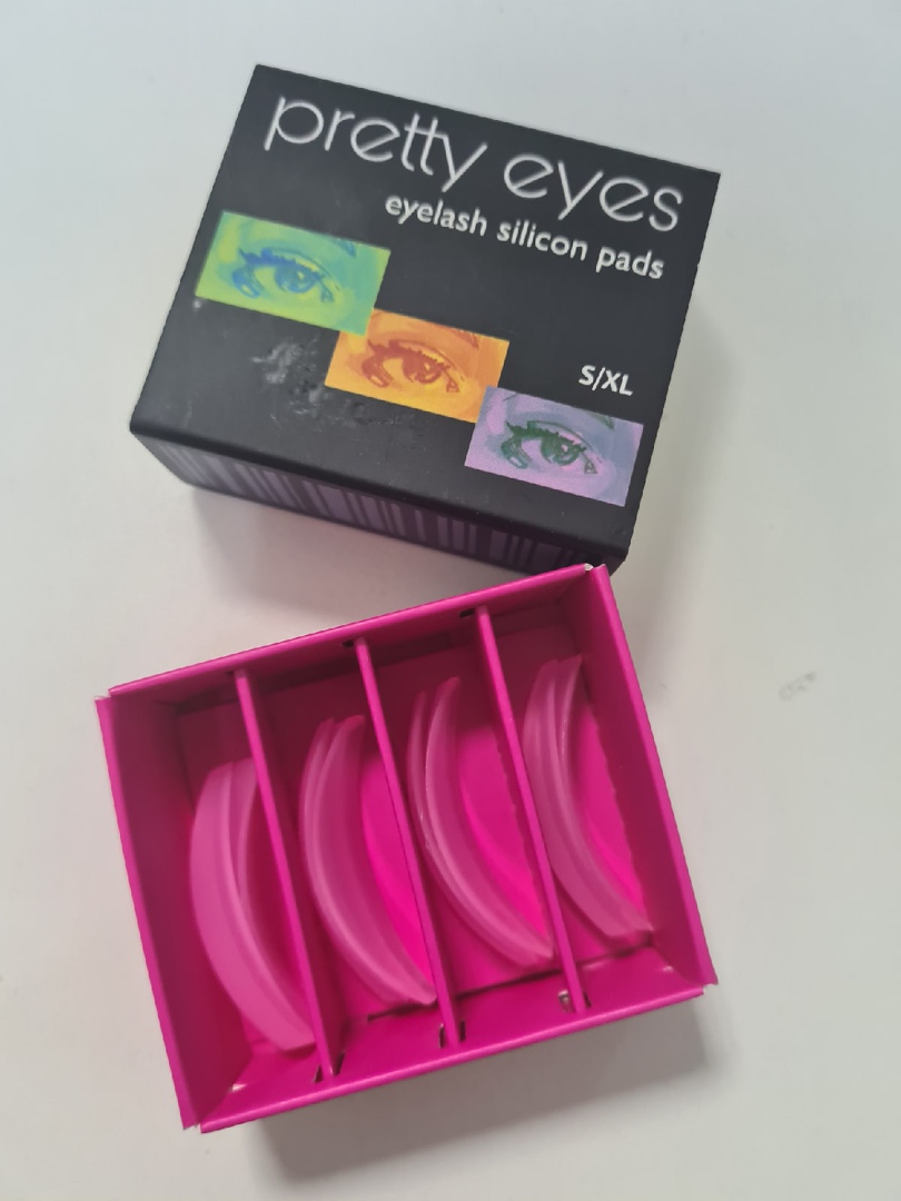 Валики "Pretty Eyes" (розовые) набор 4 пары (S-XL)