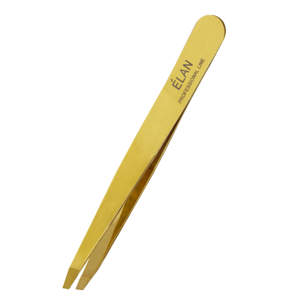 ELAN Профессиональный пинцет для бровей Professional Eyebrow Tweezers/золотой 