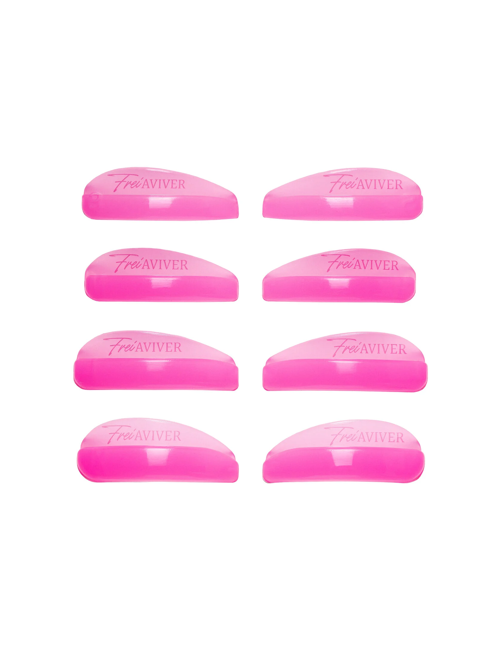 FreiAVIVER Набор силиконовых валиков (розовый глянец), 4 пары