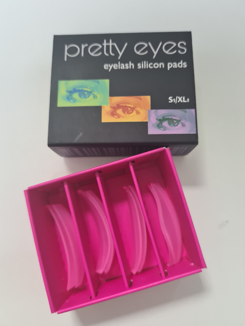 Валики "Pretty Eyes" (розовые) набор 4 пары (S1-XL1)