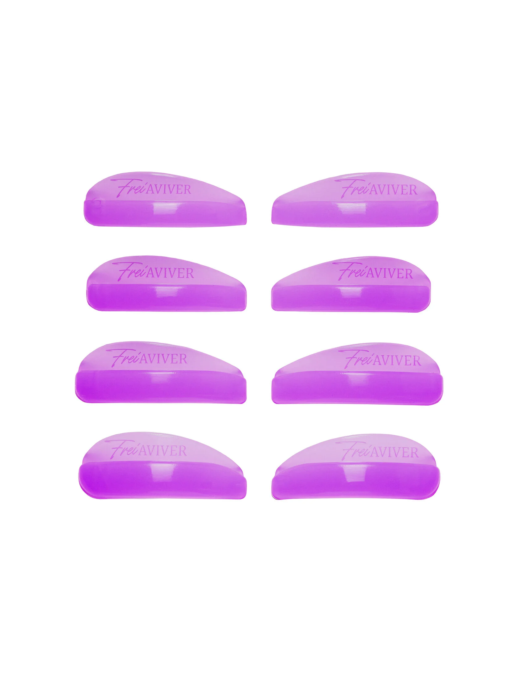 FreiAVIVER Набор силиконовых валиков (фиолетовый глянец), 4 пары