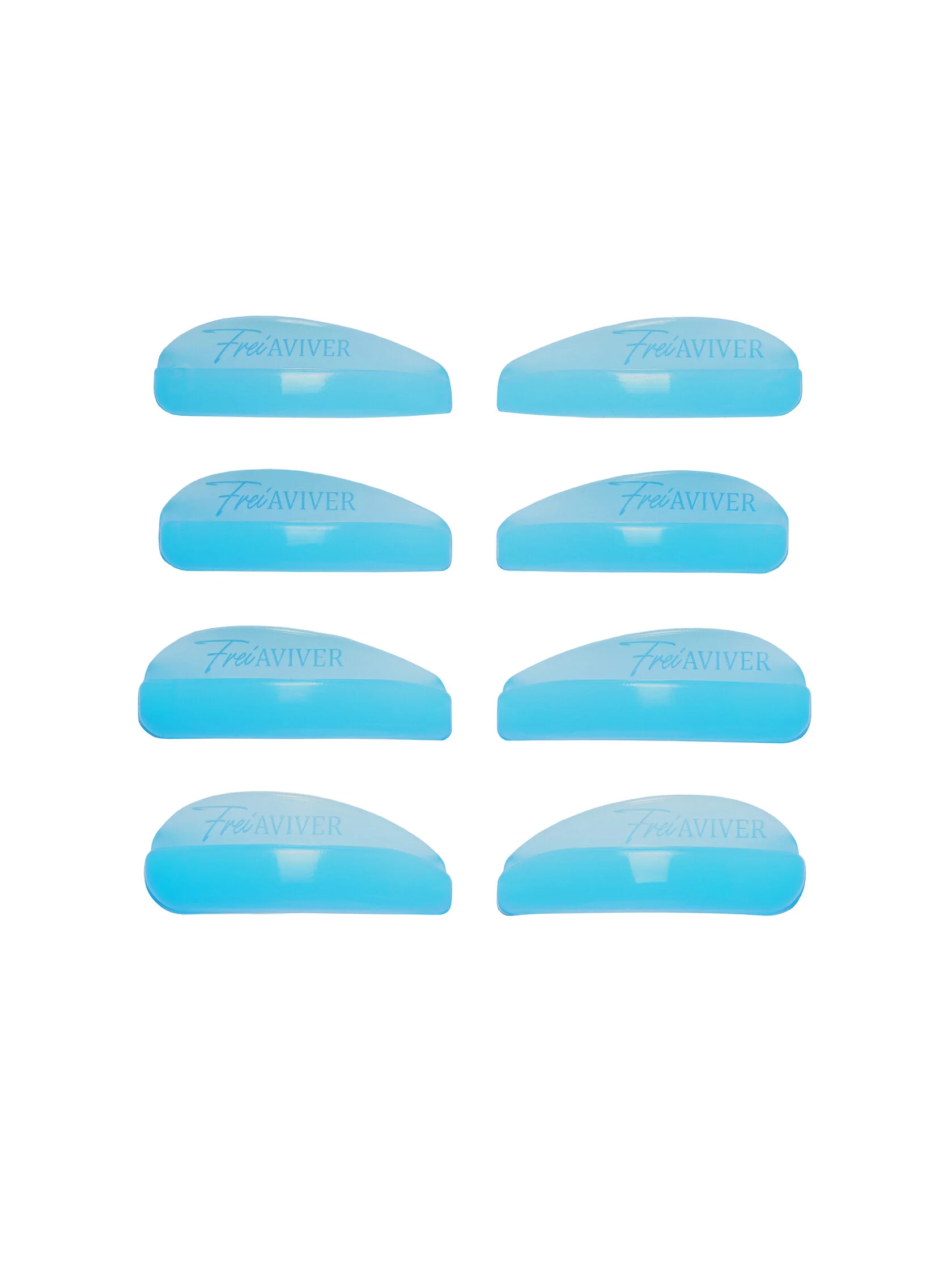 FreiAVIVER Набор силиконовых валиков (голубой глянец), 4 пары